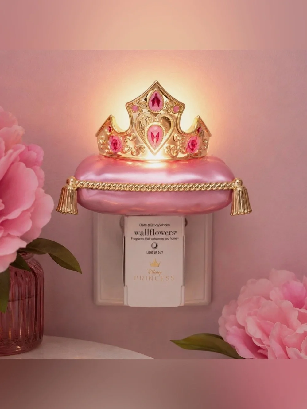 🆕👑 BATH & BODY WORKS LIMITED EDITION DISNEY PRINCESS AURORA CROWN PLUG IN. NEW!